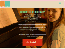 Tablet Screenshot of pianopower.org